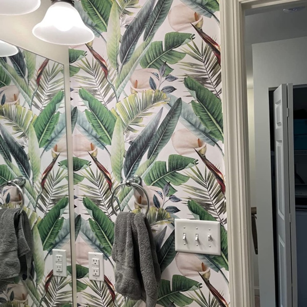 6 rolls of peel and stick wallpaper